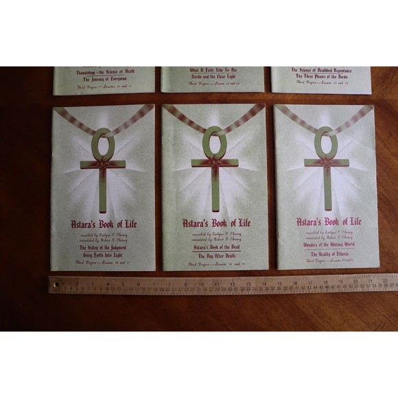 6x Astara's Book of Life 10-21 Third Degree Lessons School - Death 1969/1970 - Picture 3 of 16